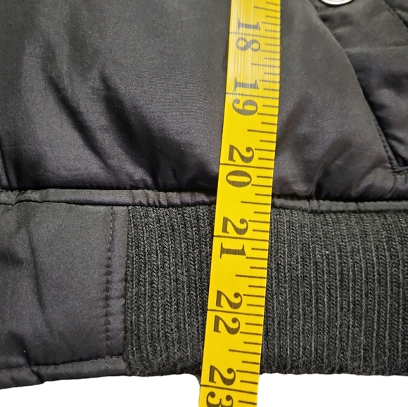 Aeropostale remix med woman or child puffer hood coat fur collar zip snap closur - Picture 13 of 13